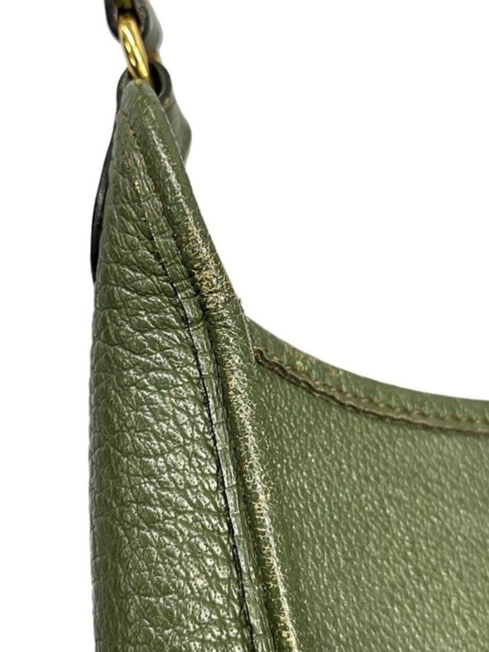 Hermes Shoulder Bag Vespa PM Green Gold - Picture 15 of 15